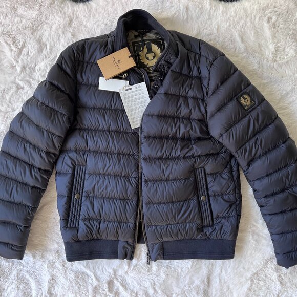 Belstaff Men's Dark Ink Circuit Jacket Down Filled NylonSize 40NWT